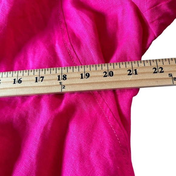 Chico's Women's NWT Linen Flyaway Francesca Jacket Size 2 USA SZ Large … - Picture 14 of 16